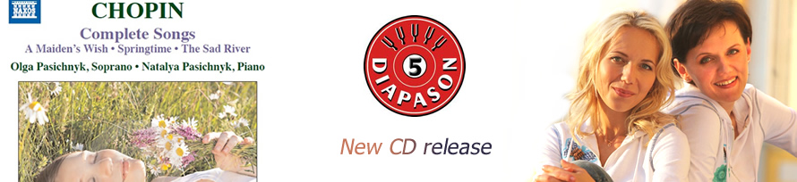 Olga & Natalya PASICHNYK - NEW CD - NAXOS